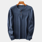 Men's Long Sleeve Henley T-Shirt