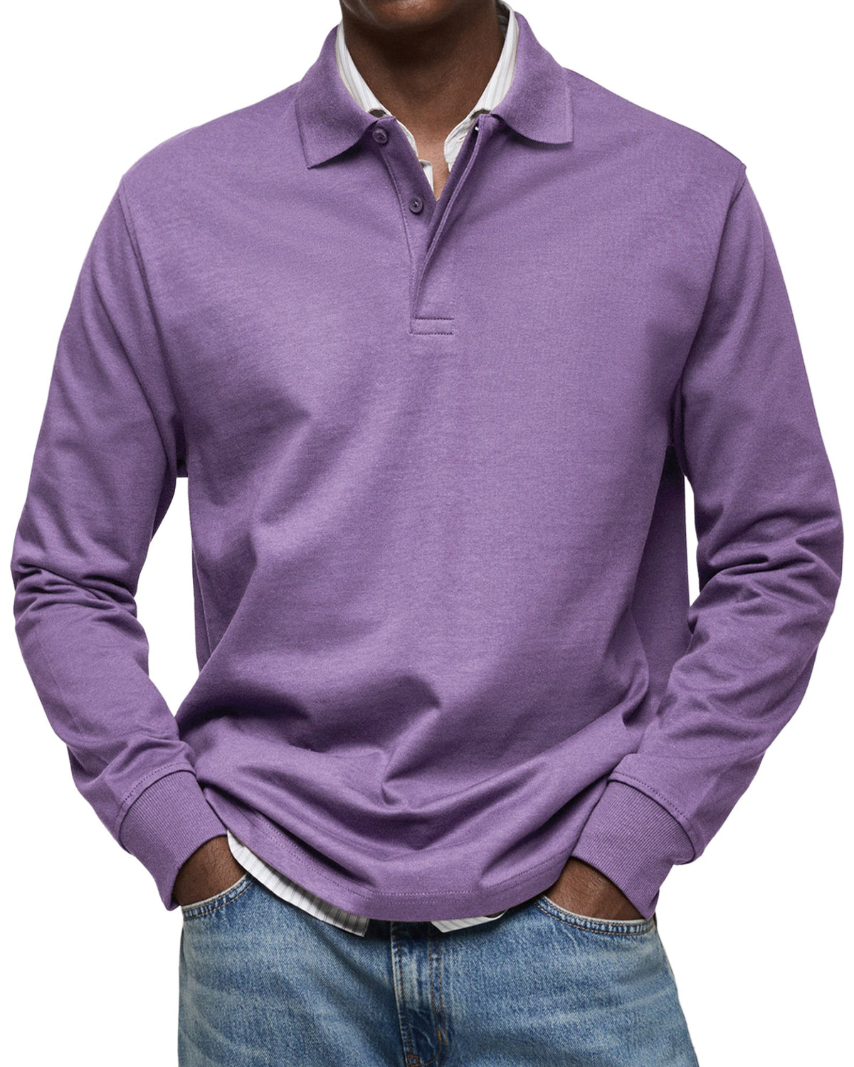 Men's Long Sleeve Polo