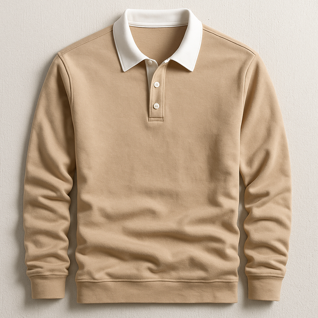 Men's Long Sleeve Polo Shirt