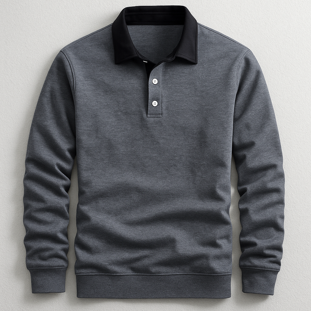 Men's Long Sleeve Polo Shirt