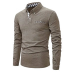 Men's Long Sleeve Polo with Pocket