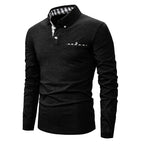 Men's Long Sleeve Polo with Pocket