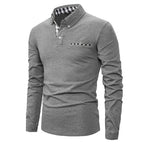 Men's Long Sleeve Polo with Pocket