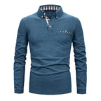 Men's Long Sleeve Polo with Pocket