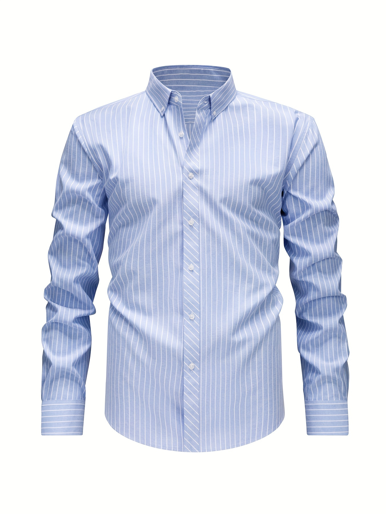 Men's Long Sleeve Striped Shirt