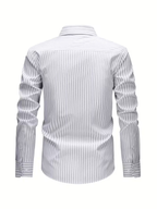 Men's Long Sleeve Striped Shirt