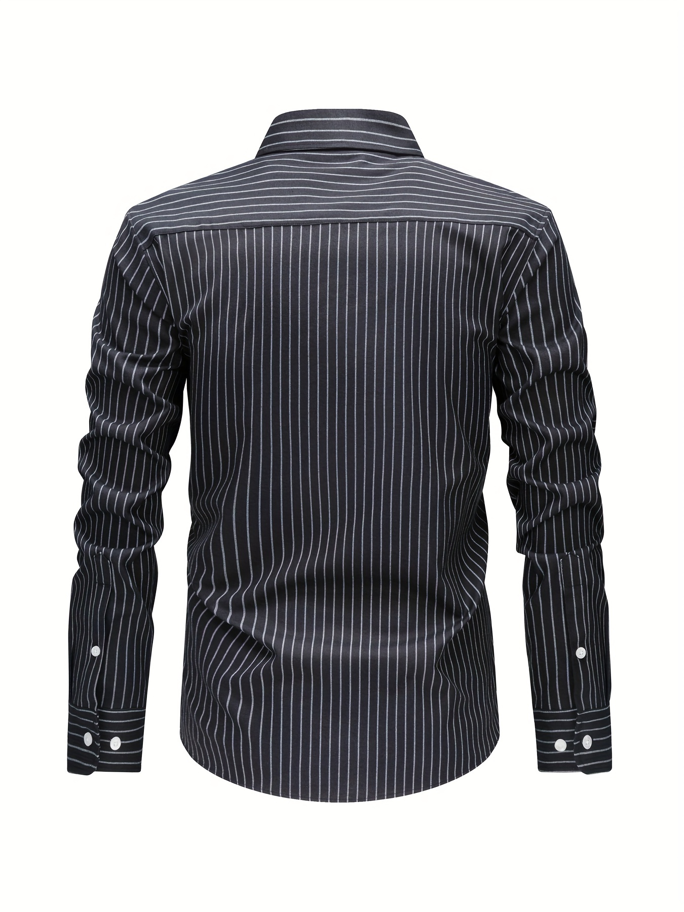 Men's Long Sleeve Striped Shirt
