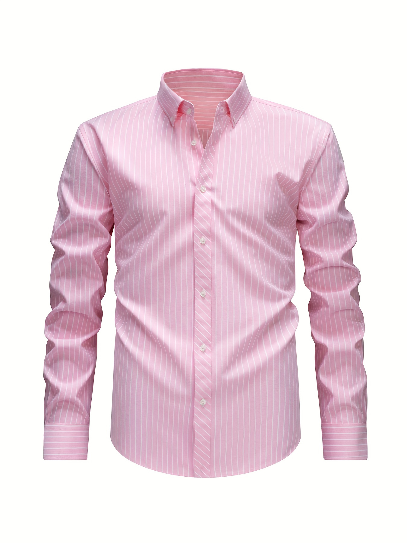 Men's Long Sleeve Striped Shirt
