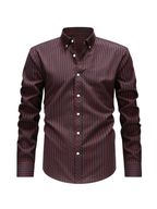 Men's Long Sleeve Striped Shirt