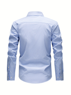 Men's Long Sleeve Striped Shirt