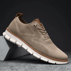 Men's Low-Top Grooved Sole Sneakers