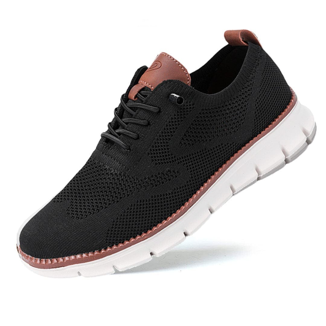Men's Low-Top Grooved Sole Sneakers