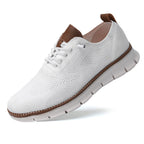Men's Low-Top Grooved Sole Sneakers