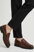 Men's Lug Sole Penny Loafers