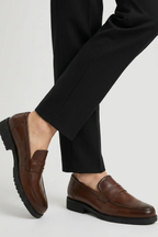 Men's Lug Sole Penny Loafers