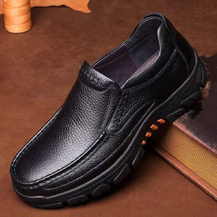 Men's Lug Sole Slip-On Loafers