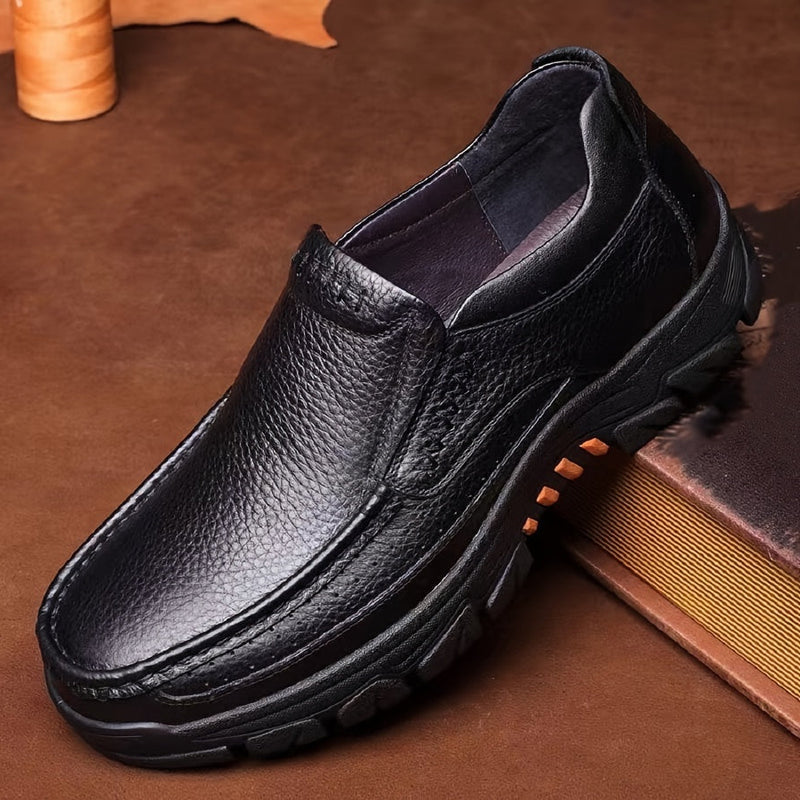 Men's Lug Sole Slip-On Loafers