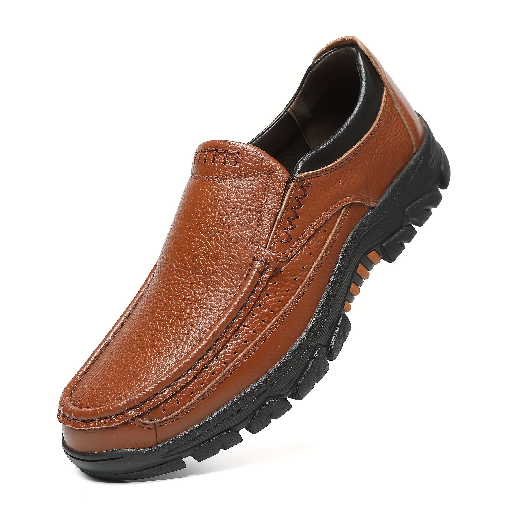 Men's Lug Sole Slip-On Loafers
