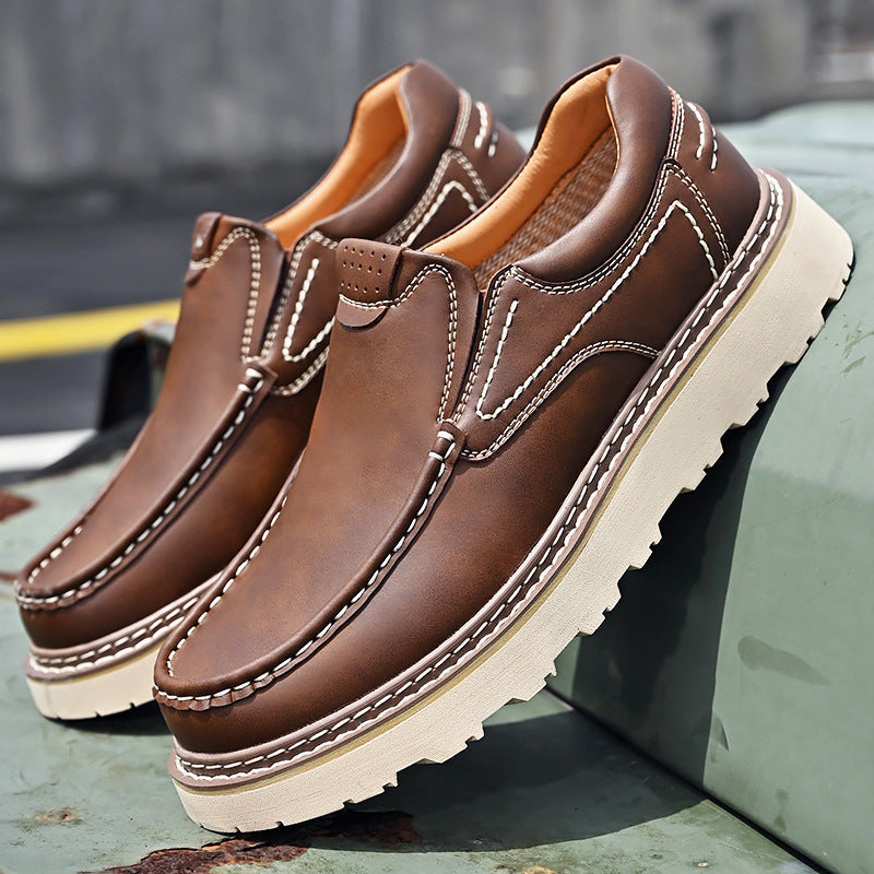 Men's Lug Sole Slip-On Shoes