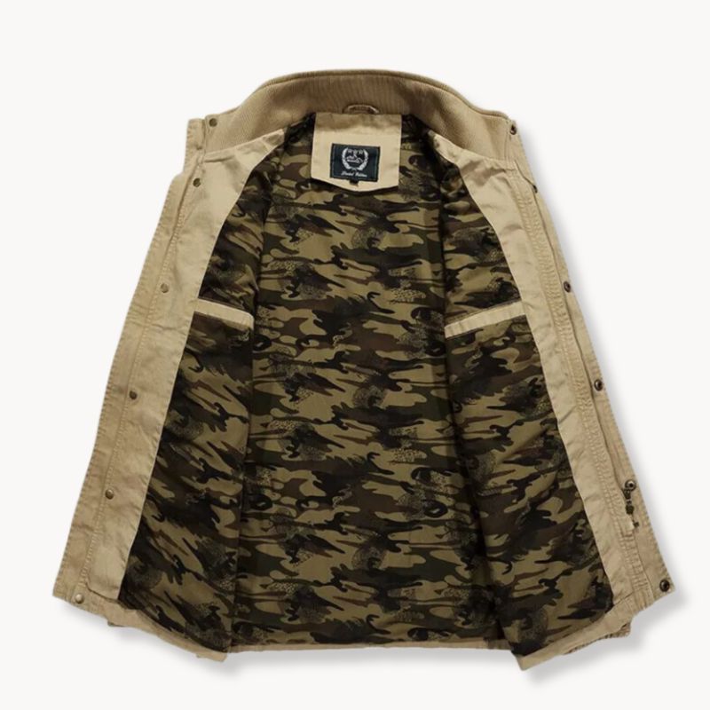 Men's Mandarin Collar Field Jacket