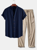 Men's Mandarin Collar Set
