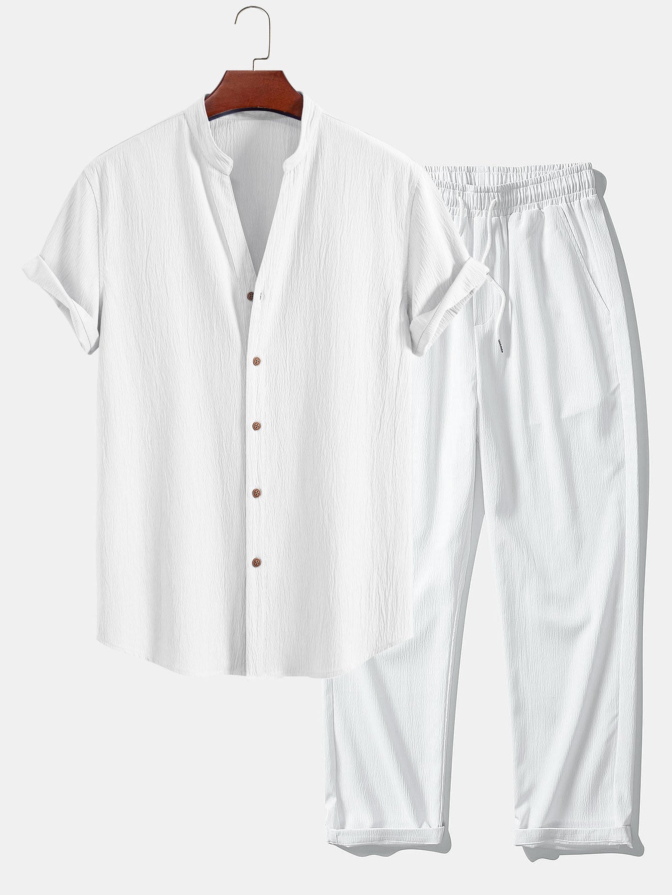 Men's Mandarin Collar Set