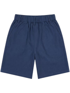 Men's Mandarin Collar Shirt and Shorts Set