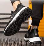 Men's Mesh Lug Sole Low-Top Sneakers