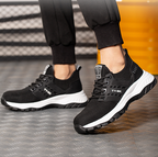 Men's Mesh Lug Sole Low-Top Sneakers