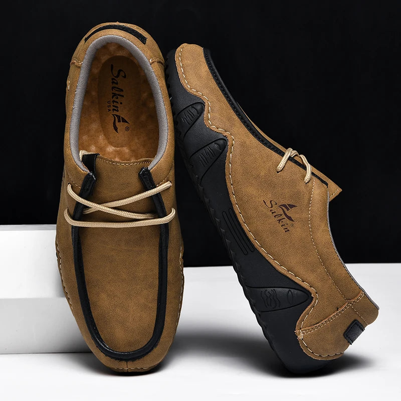 Men's Moc Toe Casual Shoes