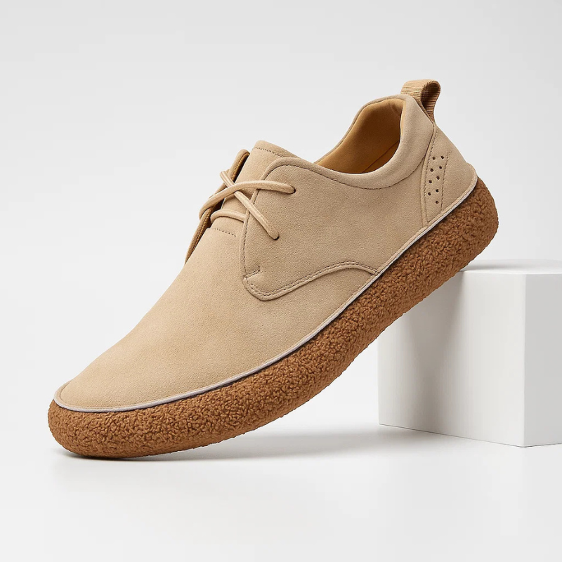 Men's Moc Toe Lace-Up Shoes