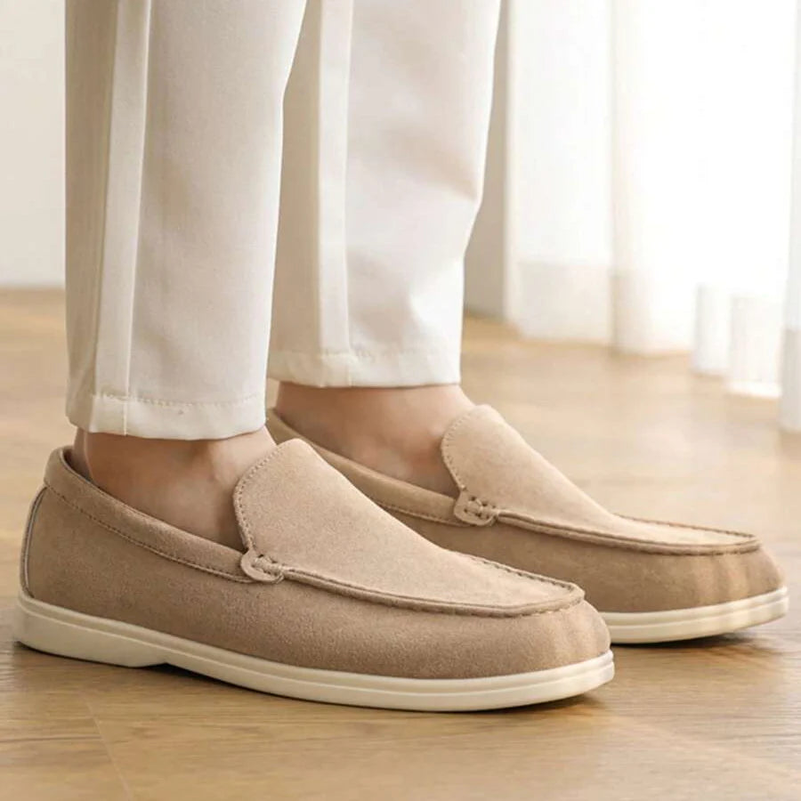 Men's Moc Toe Slip-On Loafers