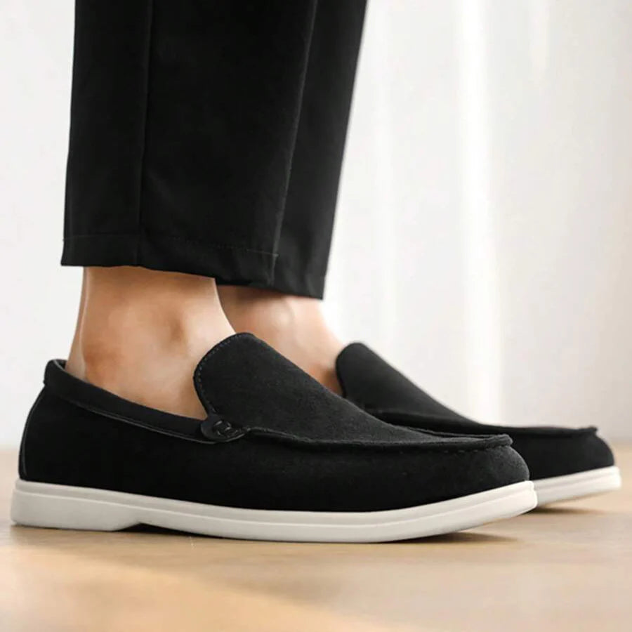 Men's Moc Toe Slip-On Loafers