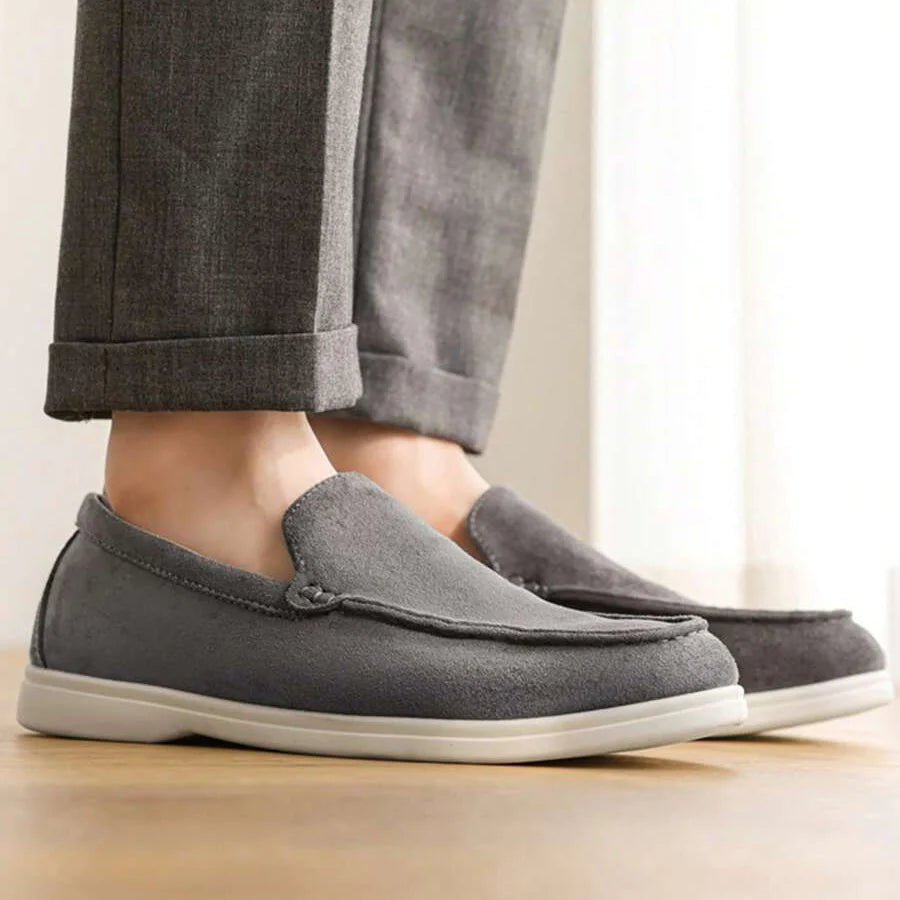Men's Moc Toe Slip-On Loafers