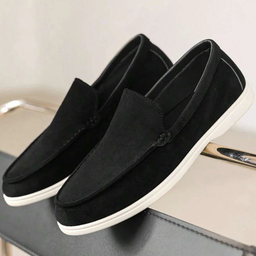 Men's Moc Toe Slip-On Loafers