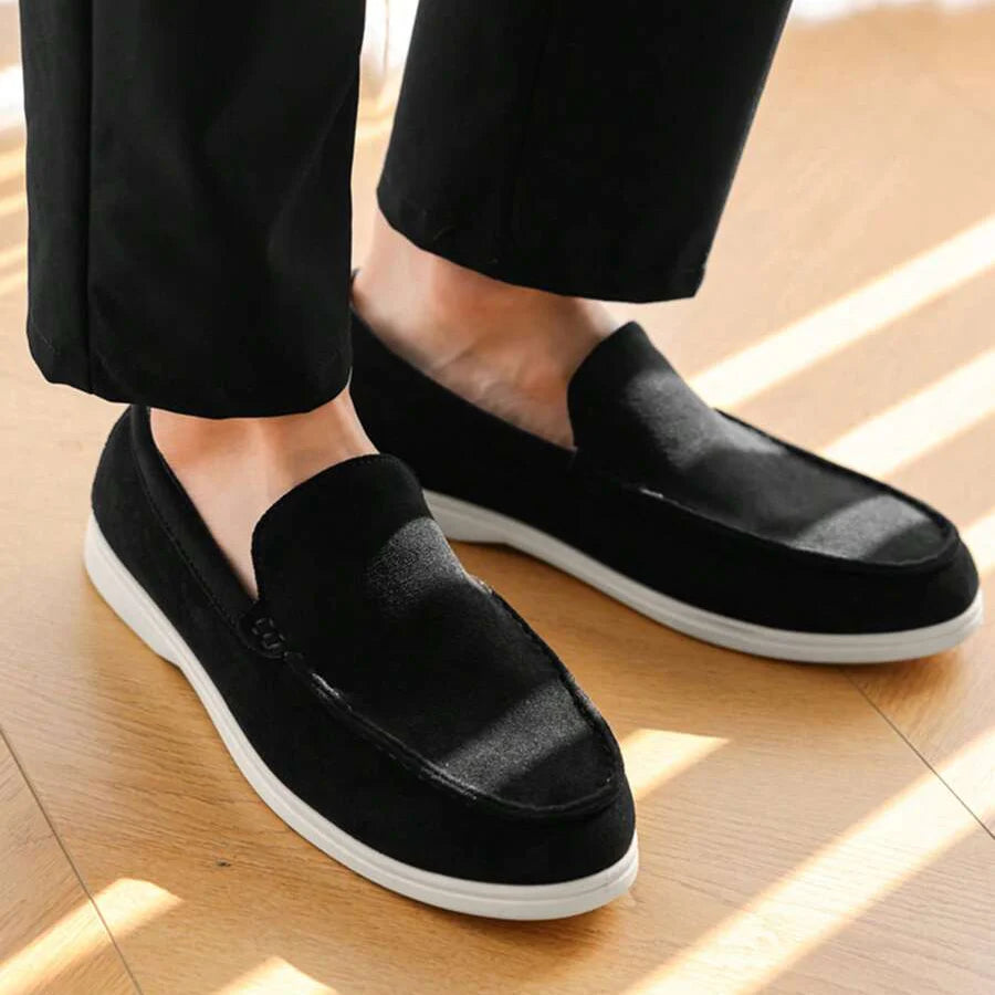 Men's Moc Toe Slip-On Loafers
