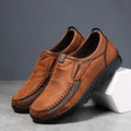 Men's Slip-On Moc Toe Shoes