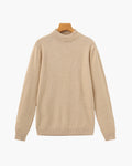 Men's Mock Neck Pullover Sweater