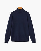 Men's Mock Neck Pullover Sweater
