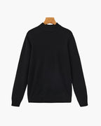 Men's Mock Neck Pullover Sweater