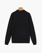 Men's Mock Neck Pullover Sweater