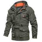 Men's Multi-Pocket Hooded Parka