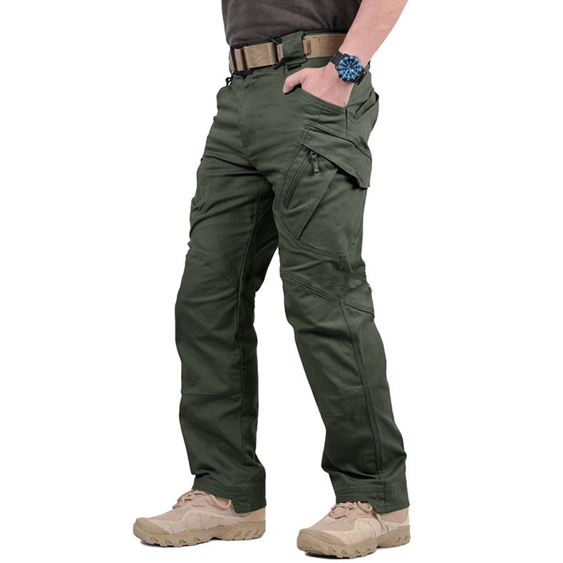 Men's Multi-Pocket Straight Cargo Pants