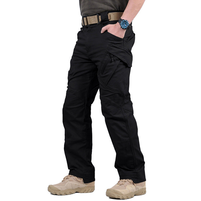 Men's Multi-Pocket Straight Cargo Pants