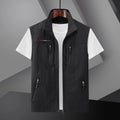 Men's Multi-Pocket Zip Vest