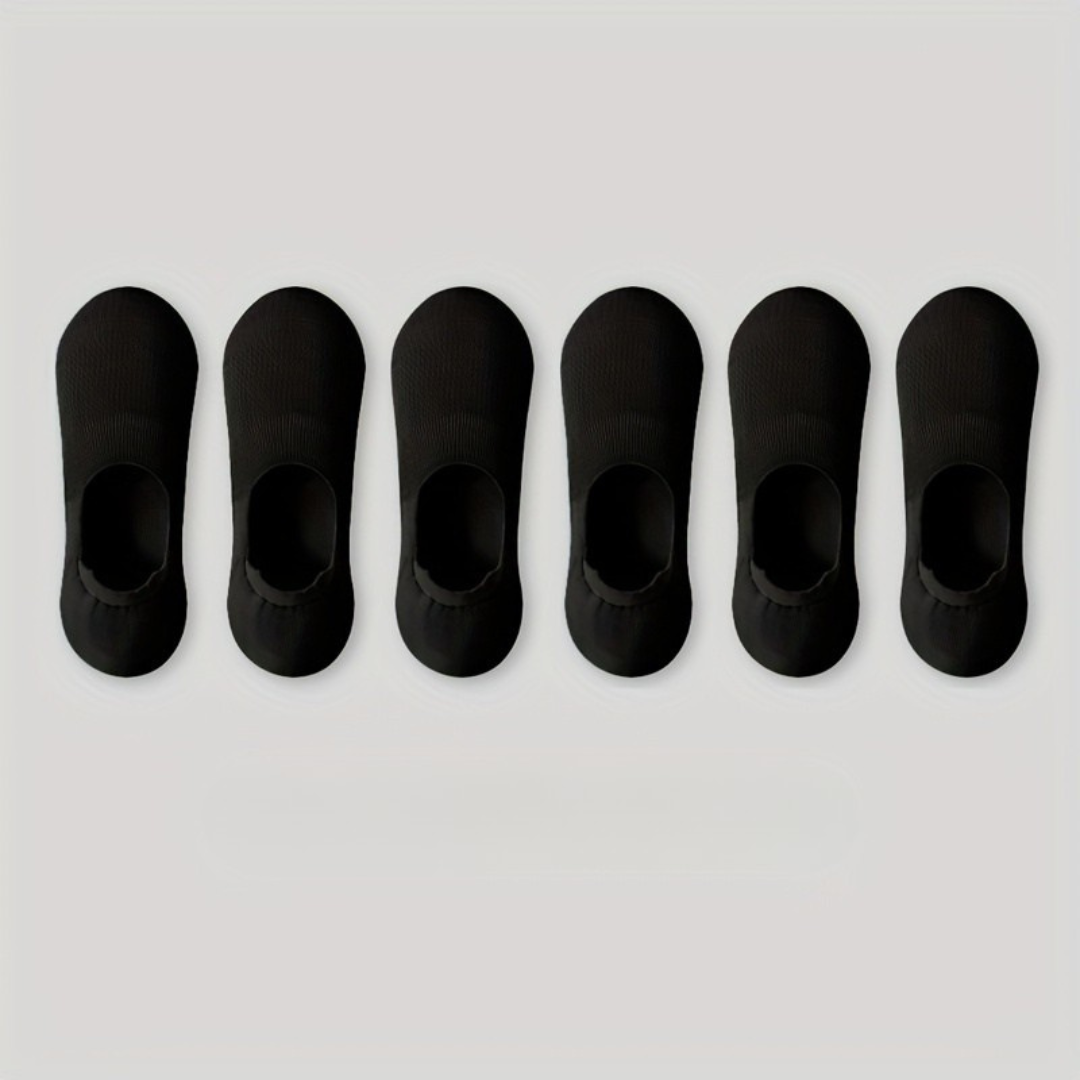 Men's No Show Socks 6-Pack