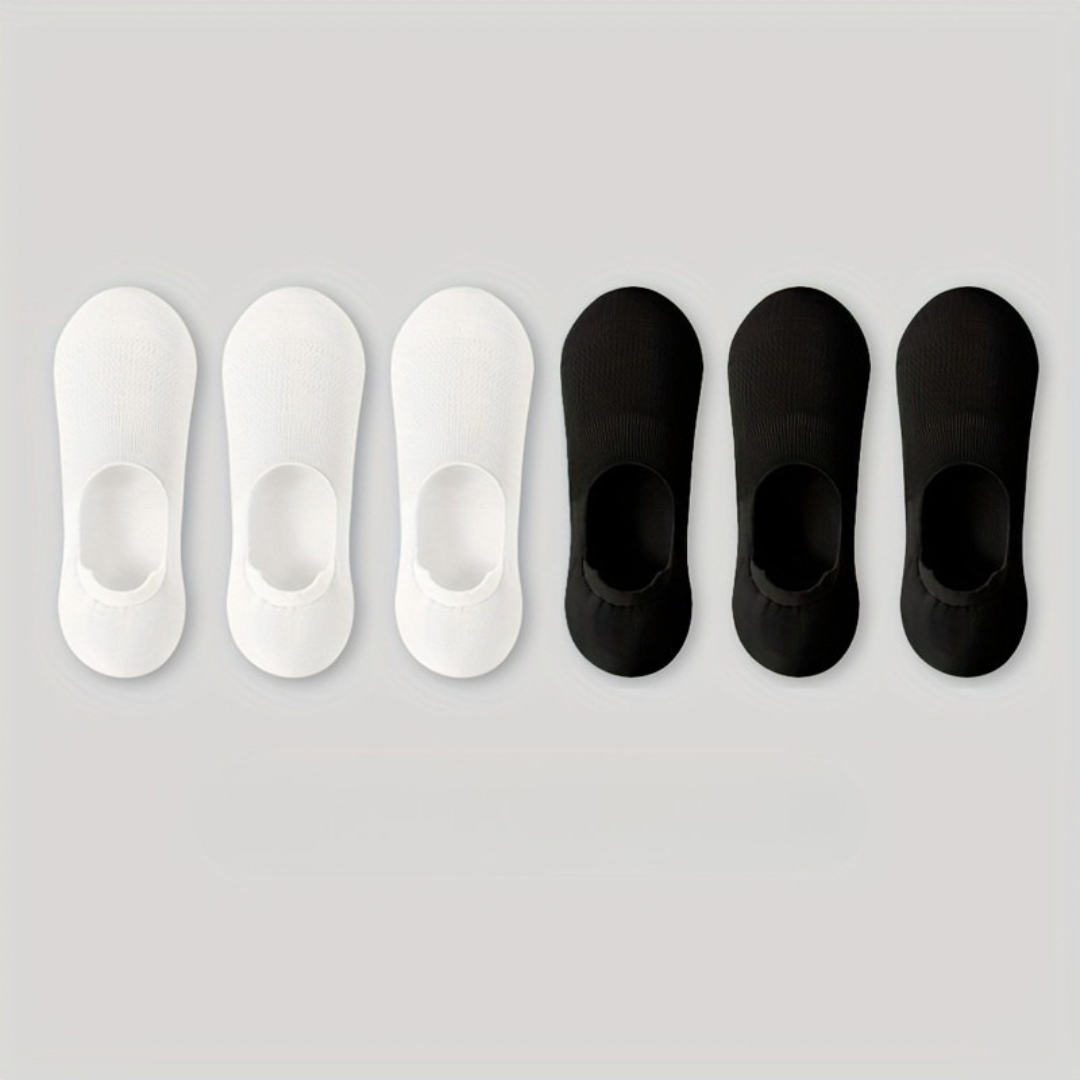 Men's No Show Socks 6-Pack