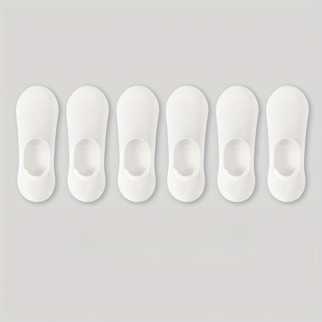 Men's No Show Socks 6-Pack