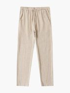 Men's Open Collar Polo and Drawstring Pants Set