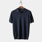 Men's Open Collar Polo Shirt